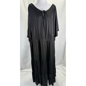 Torrid Black Whimsygoth‎ Flutter Sleeve Ruffle Dress – Size 5
